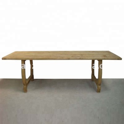 antique long wooden table